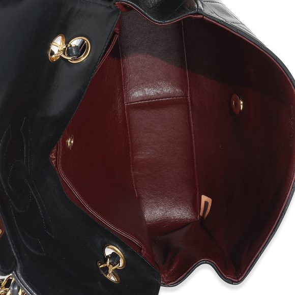 Chanel Black Quilted Lambskin Medium Flap Bag - Picture 8 of 8